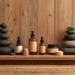tchitcha. cosmetic packaging on wooden table with stones and 723881dd 3bca 475f 9ff3 45578f32bce9 2 pour médecin naturopathe