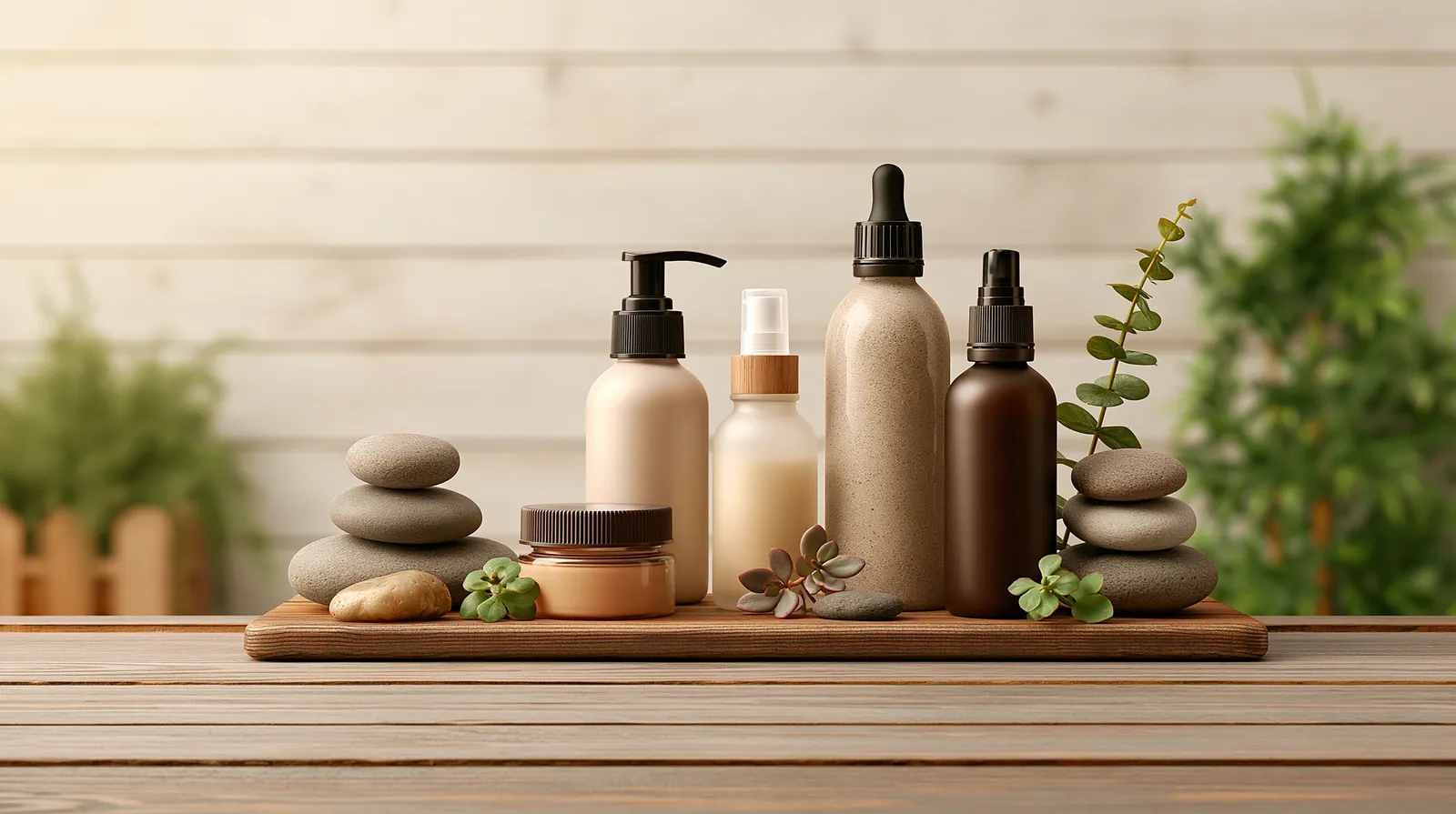 tchitcha. cosmetic packaging on wooden table with stones and 723881dd 3bca 475f 9ff3 45578f32bce9 1 pour remède de grand